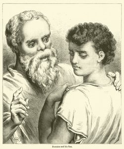Socrates and His Son