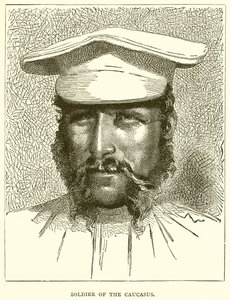 Soldier of the Caucasus by English School