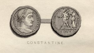 Solidus coin from the time of Constantine I