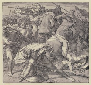 Song of Saul before his last Battle by English School