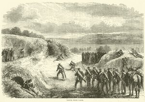 Sortie from Paris, October 1870 by English School