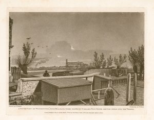 South View of Westminster from Millbank Where the King