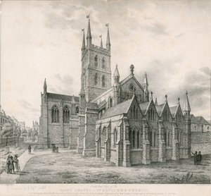 South East View of the Lady Chapel, St Saviour