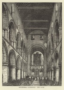 Southwell Cathedral, the Nave by English School