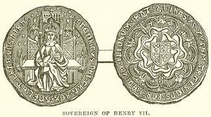 Sovereign of Henry VII by English School