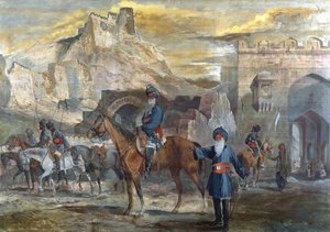 Sowars, 19th Regiment of Bengal Lancers in Afghanistan by English School