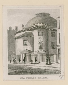 Spa Fields Chapel, Clerkenwell by English School
