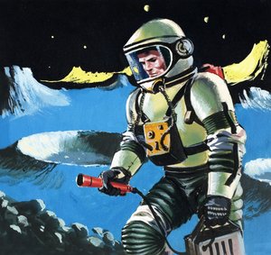 Spaceman Testing the Atmosphere