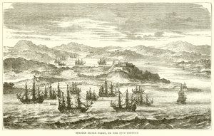 Spanish Silver Fleet, in the 17th Century by English School