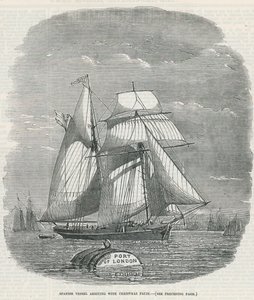 Spanish Vessel Arriving with Christmas Fruit by English School