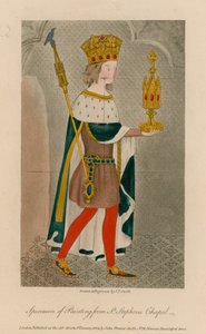 Specimen of Painting from St Stephens Chapel by English School