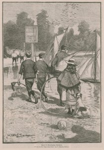 Sport in Kensington Gardens, London by English School