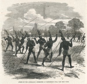 Sports of the Australian Aborigines at Kennington Oval