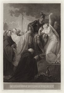 St Augustine before Ethelbert