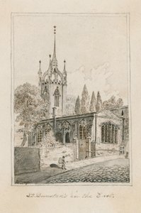 St Dunstan in the East, London by English School