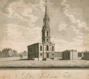 St Giles in the Fields, London by English School