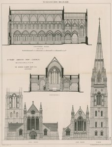 St Mary Abbotts new church, Kensington by English School