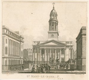 St Marylebone Church, London by English School