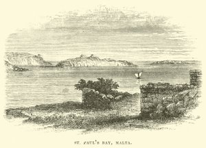St Pauls Bay, Malta by English School