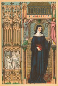 St Scholastica by English School