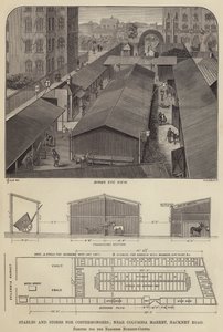 Stables and Stores for Costermongers, near Columbia Market, Hackney Road, erected for the Baroness Burdett-Coutts