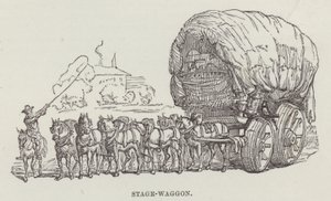 Stage-waggon by English School