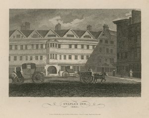 Staples Inn, Holborn by English School