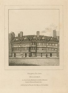 Staples Inn, Holborn by English School
