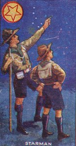 Starman Scout Badge, 1923 by English School