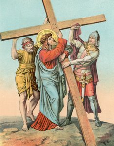 Station II Christ Takes the Cross on His Shoulder by English School