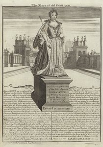 Statue of Anne, Queen of Great Britain by English School