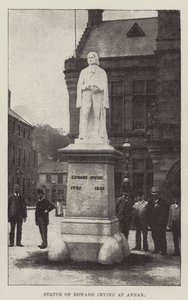 Statue of Edward Irving at Annan by English School