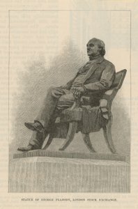 Statue of George Peabody by English School