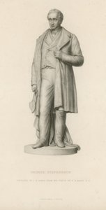 Statue of George Stephenson by English School