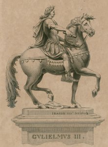 Statue of King William the Third, in St Jamess Square, London by English School