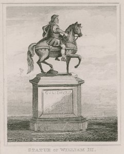 Statue of King William the Third, in St Jamess Square, London by English School