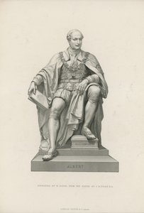 Statue of Prince Albert by English School