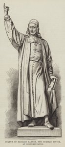 Statue of Richard Baxter, the Puritan Divine, at Kidderminster by English School