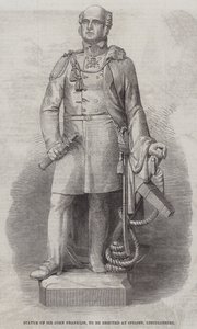 Statue of Sir John Franklin, to be erected at Spilsby, Lincolnshire by English School