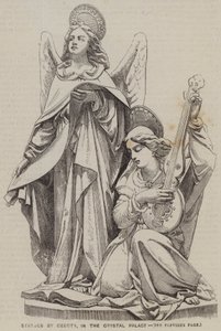Statues by Geerts, in the Crystal Palace