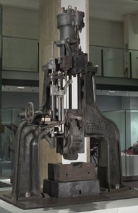 Steam hammer devised by James Nasmyth (1808-90) c.1850