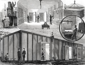 Steel Strong-Room, for the National Bank of Scotland, Edinburgh by English School