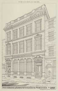 Stourbridge and Kidderminster Bank, Worcester by English School