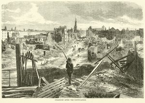 Strasburg after the capitulation, September 1870 by English School