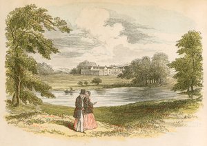 Strathfieldsaye, country residence of the Duke of Wellington by English School