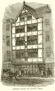 Street Front of Crosby Hall by English School