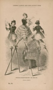 Street Performers on Stilts