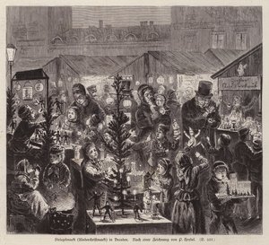Striezelmarkt Christmas Market, Dresden, Germany by English School