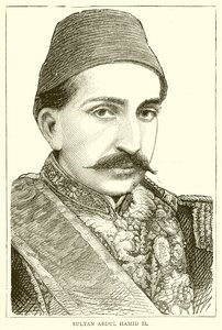 Sultan Abdul Hamid II by English School