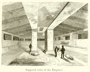 Supposed Tomb of the Tarquins by English School